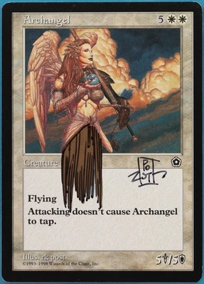 Archangel Portal Second Age NM ARTIST ALTERED SIGNED MTG CARD (415044) ABUGames - Image 1 of 2