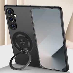 For Samsung Galaxy Z Fold7 6 5 4 Magnetic rotating bracket Hard PC Case Cover - Picture 1 of 26