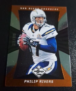 2013 Panini Limited Football #80 Philip Rivers San Diego Chargers /399 NRMT-MT!! - Bild 1 von 2