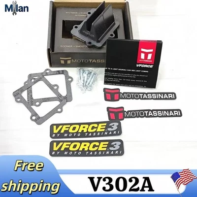 Nuevo sistema de válvulas de 3 lengüetas Moto Tassinari V-Force Yamaha YZ125 1995-2004 V302A EE. UU. Foto 1 de 4