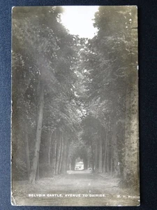 Leicestershire Grantham BELVOIR CASTLE Avenue to Dairies c1917 RP Postcard - Picture 1 of 2