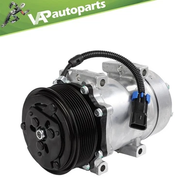 AC A/C Compressor for Kenworth C500 T300 t800 T-series Peterbilt 379 385 2001-15 - Image 1 of 4
