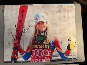Mikaela Shiffrin signed 8x10 Foto Alpin Skifahrer handsigniert Olympiade - Bild 1 von 1