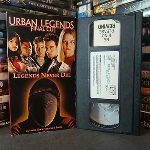 Urban Legends Final Cut (VHS) Horror, Slasher, TESTED, SHIPS FREE - Picture 1 of 8