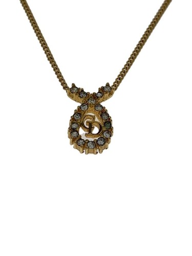 Collana Christian Dior Top donna in pietra colorata GLD con