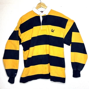 Vintage Barbarian Rugby Polo Cal Berkeley Mens XL Pro Long Sleeve Shirt Heavy - Picture 1 of 15