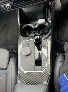 Genuine Carbon Fibre Interior Centre Console Gear Trim BMW 1 2 Series F40 F44 - Picture 1 of 8
