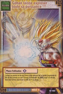 Gohan laisse exploser toute sa puissance !!! D-183 .DBZ Carte Française - Picture 1 of 1