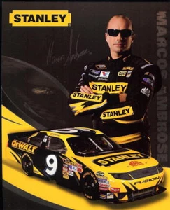 2011 MARCOS AMBROSE "STANLEY RICHARD PETTY FORD" #9 NASCAR SPRINT CUP POSTCARD - Picture 1 of 1