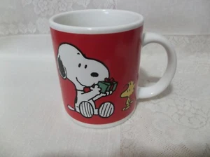 SNOOPY & WOODSTOCK MUG RED & WHITE - Imagen 1 de 2