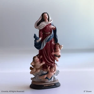 Estatua de resina Inmaculada Concepción de María - Estatuilla católica de 8" - Imagen 1 de 5