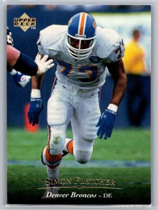 # 166 Simon Fletcher Denver Broncos 1995 Upper Deck - Picture 1 of 2