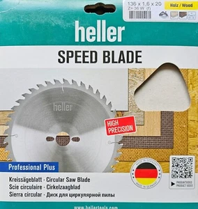Heller Tools Handkreissäge Kreissägeblätter 136 - 190 passend für Bosch, Makita - Bild 1 von 8