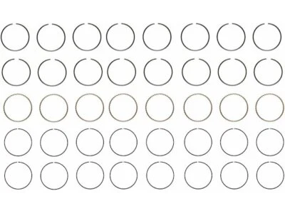 Anillo de pistón Hastings 93166JBHZ 1988 1989 1990 para GMC V3500 1987-1991 Foto 1 de 2