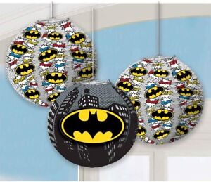 Batman Heroes Unite DC Comics Superhero Birthday Party Decoration Paper Lanterns