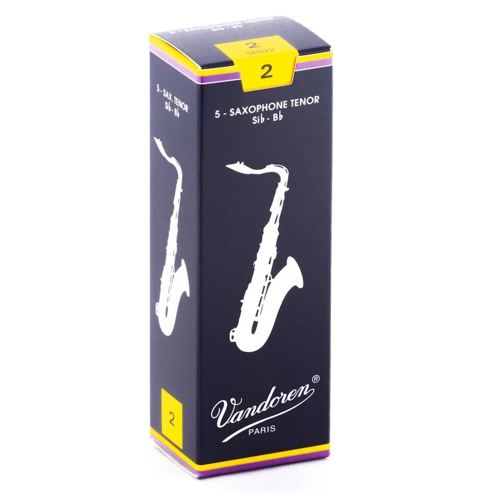 Vandoren 5 PACK Traditional Tenor Saxophone Reeds #2 Strength 2 / SR222 - Image 1 of 1