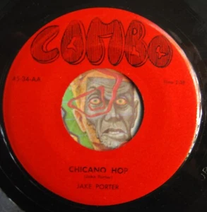 HEAR Jake Porter 45 Chicano Hop / 8 Bars 2 The 1/2  Part COMBO 34 R&B sax - Bild 1 von 2