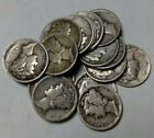 Lot of 10x Mercury Dimes - $1.00 Fv - Mixed Dates - Vintage Us 90% Silver Coins