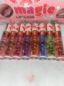 Juego de 6 piezas de brillo labial, niñas, maquillaje, Sanrio - Imagen 1 de 1