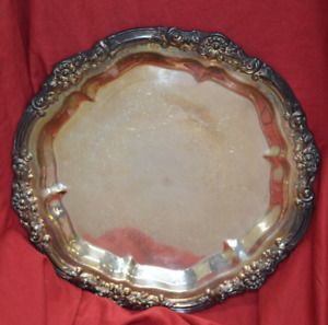 SILVER SERVING TRAY