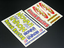 Vintage Team Novak Racing Brushless Orange Powered Decal Sticker Sheets RARE NEW