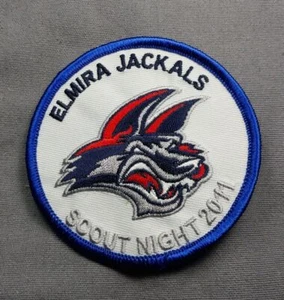Elmira New York NY Jackals SCOUT NIGHT 2011 3" Iron On Patch Minor League Hockey - Picture 1 of 2