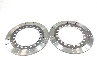 1982 Kawasaki KZ1000 P LTD Police Front Brake Rotors Left & Right Pair - Image 1 of 4