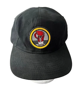 1990s Top Rank Vintage Boxing Promo FIGHT Hat Cap BLACK w/Glove Logo Bob Arum - Picture 1 of 6