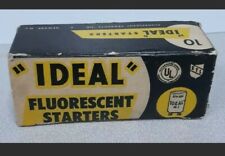 Box Of 10 Vintage Ideal FS-4 Fluorescent Starters 