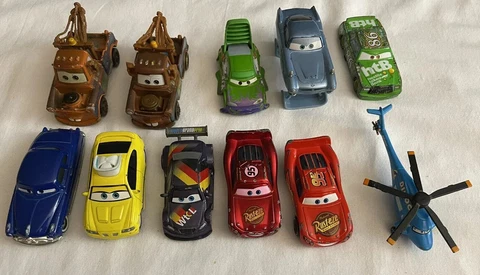 Disney Pixar Cars Diecast Vehicles SOME  VERY RARE Lot Of 11 ****See Description Cover