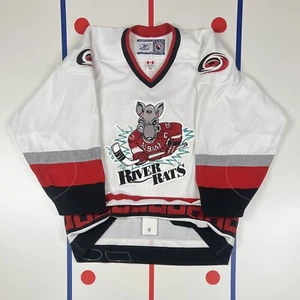 Albany River Rats Reebok Authentic Carolina Hurricanes AHL Hockey Jersey Size 52 - Picture 1 of 13