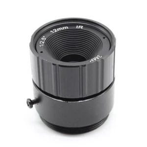 Lente HD 3mp 12 mm CCTV CS montaje iris fijo infrarrojo manual para cámara IP CCD - Imagen 1 de 5