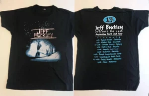 Vintage 1996 Jeff Buckley Hard Luck Tour T-Shirt, 90s Jeff Buckley Concert Tour - Picture 1 of 1