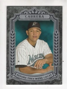 Miguel Cabrera 2014 Topps #BG-29 Before They Were Great - Picture 1 of 2