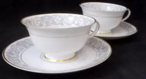 Grupo de 2 tazas y platillos florentinos oro Rosenthal 3008 - Imagen 1 de 4