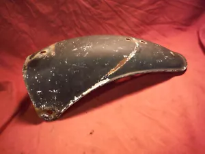 1972 73 CZ 400 250 125 MX OEM STEEL REAR FENDER AHRMA VINTAGE CZECHO - Foto 1 di 4