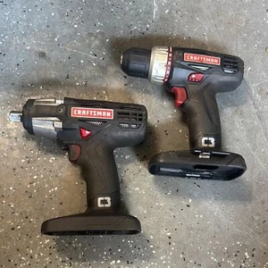 Craftsman C3 19.2V 1/2" Drill Driver & C3 heavy duty impact wrench 1/2 set - Picture 1 of 11