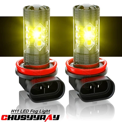 Para GMC Terrain 2010 2011 2012-2015 - 2x H11 LED bombillas antiniebla 4500 k Foto 1 de 4