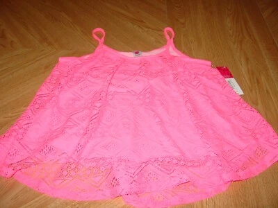 Lote de 2 blusas sem mangas tamanho 14 Total Girl Lacey novas com etiquetas - Imagem 1 de 2