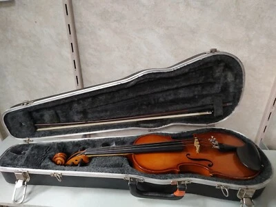 Glaesel Shop Adjusted V130 1/2 Violin with Hard Shell Case, 1994 X10866 - Image 1 of 4
