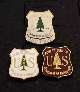US Forest Service Department of Agriculture Service Pins - Picture 1 of 2