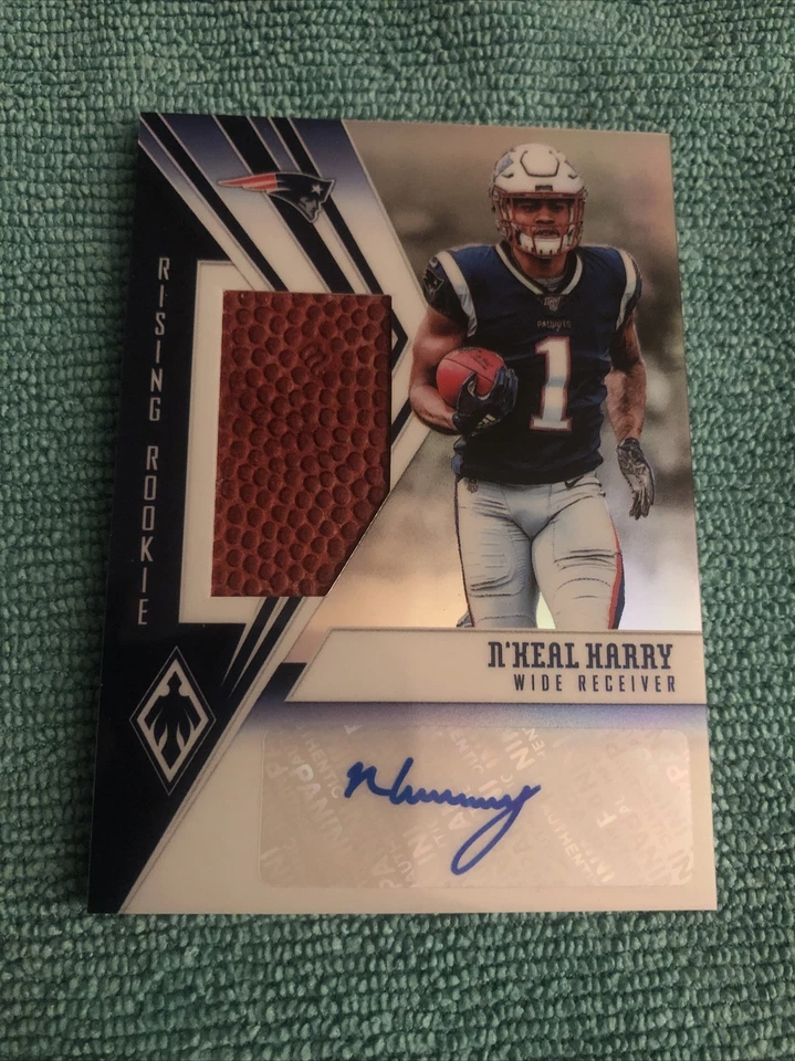 2019 Phoenix Rising Material Signature Football /99 N'Keal Harry Rookie Auto RC - Image 1 of 4