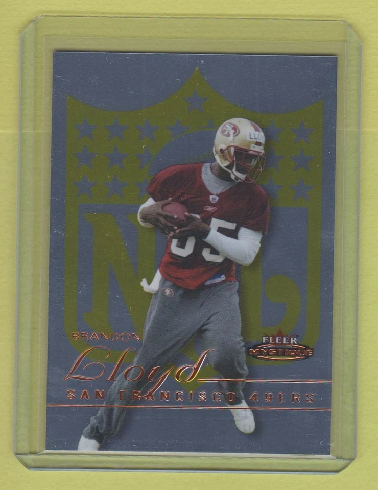2003 Fleer Mystique Gold Brandon Lloyd #11/75 49ers Illinois - Image 1 of 1