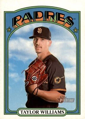 2021 Topps Heritage - Taylor Williams #369 - Image 1 of 2