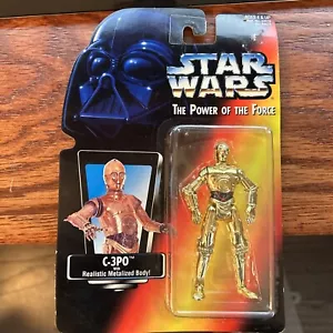 Star Wars C-3PO Modellino Il potere della forza 1995 Kenner Nuovo SIGILLATO! - Foto 1 di 2