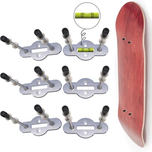 6 Pack Metal Skateboard Wall Mount Hanger for Vertical or Horizontal Display - Picture 1 of 12