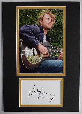 Johnny Flynn Signed Autograph A4 photo display Music David Bowie Actor COA AFTAL Cover