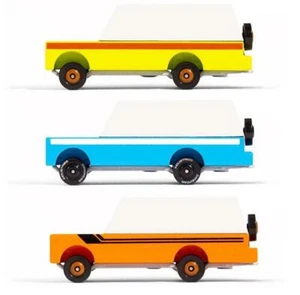 Candylab Wooden Toy Car Vintage Style Collectible Candycar Mules Trucks New