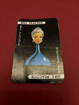 Cluedo Spare Parts Cards & Weapons Pieces Spares Replacement - Mrs Peacock - Image 1 of 3