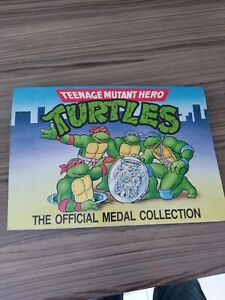 Teenage Mutant Hero Turtle Official Coin Medal Collection Complete Vintage 1990